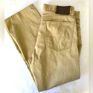 Polo Ralph Lauren Dry Goods khaki Pants Mens Size 34 X 30